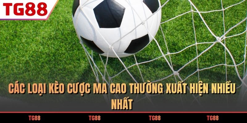 Các loại kèo cược Ma Cao thường xuất hiện nhiều nhất