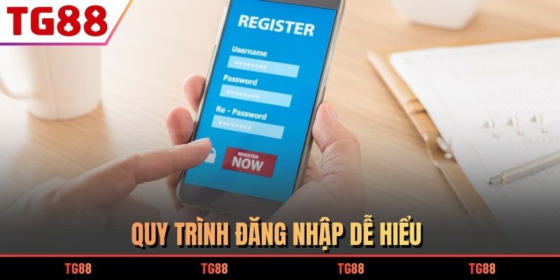Quy trình đăng nhập dễ hiểu